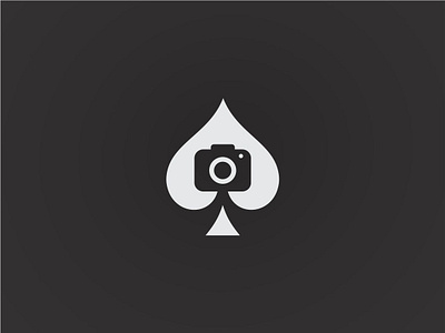 Poker + Camera bar bet camera capture club design gamble gambler gambling icon images logo photo picture poker poker card record shot spade video