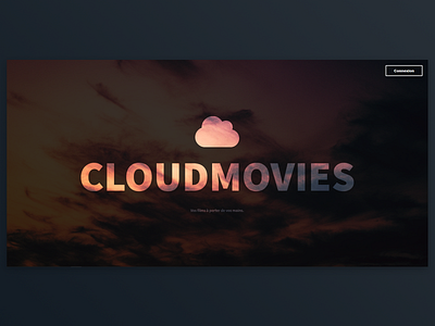 Landing screen design landing page loading out of the box sign in video video background