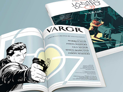 Book Design: James Bond: Vargr Graphic Novel adobe cc adobe indesign adobe photoshop art direction book design book layout design comic books cover design design graphic design graphic novel james bond layout design prepress print design project management publishing typography