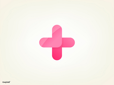 Medical Logo cross design flat graphic health icon logo medical minimal vector