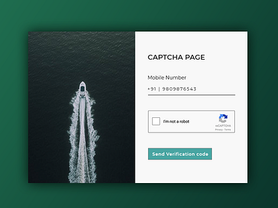 Captcha form ui