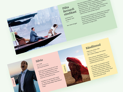 Reserve your seats, ladies and gentlemen! 🎬 advertisement arthouse book branding brochure catalog cinema design editorial design layout minimal movies print typography