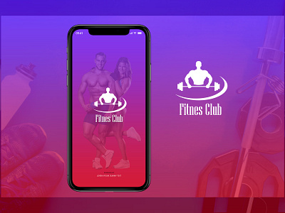 Fitness App fitness app mobile app ui ux