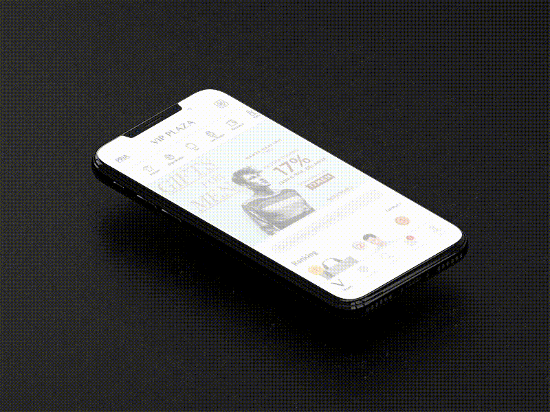 New Face for VIP Plaza animation clean fashion e commerce ui ux