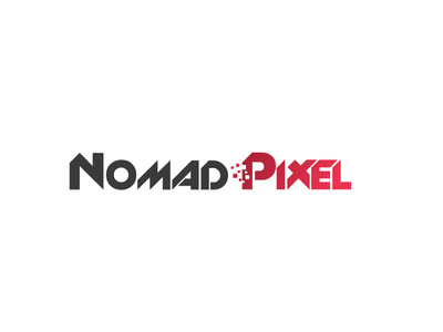 Normad Pixel Logo graphic design logo logo design word mark