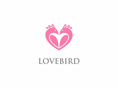 Love Bird adore animal beauty bird care character couple elegance face family fowl graphic design head icon idea logo love marriage mascot relationship