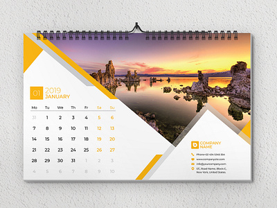 Wall Calendar 2019 17x11 calendar bab beauty calendar calendar corporate corporate calendar cover creative creative calendar multipurpose calendar office calendar planner print ready simple square sunday vertical calendar wall wall calendar wall calendars