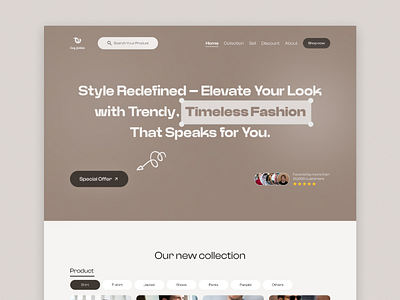 Fashion | Website design fashion ui design fashion website design ios design product design ui ui design website design
