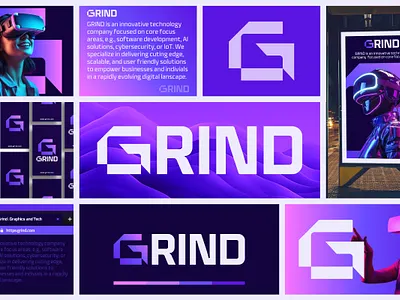 GRIND Video Tech – AI & Software Innovation Logo Design boldtypography branding creative logo g logo g logo mark graphic design letter g logo logo logo design logodesign minimal logo minimalistdesign modern logo modernlogo motion graphics saimunmahadi tech logo technology techstartup visualidentity