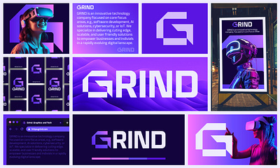 GRIND Video Tech – AI & Software Innovation Logo Design boldtypography branding creative logo g logo g logo mark graphic design letter g logo logo logo design logodesign minimal logo minimalistdesign modern logo modernlogo motion graphics saimunmahadi tech logo technology techstartup visualidentity