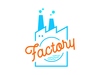 Factory - Logo art branding bubbles clothes colors design design art drying factory