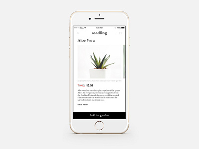 Plant Shopping App UI logo minimal plants ui ux
