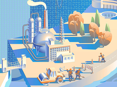 20181102 Fors calendar cityscape illustration illustrator infographic landscape vector vector art