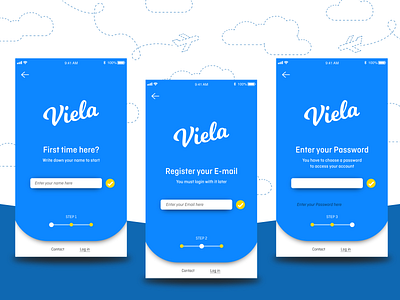 Daily UI - 001 001 app branding daily ui daily ui 001 dailyui design form iphone log in registration screen sing up ui ux uid web