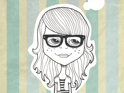 Gatofan character design illustration vecor