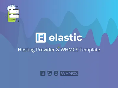 Elastic - Hosting Provider & WHMCS Template blog branding cloud corporate css 3 datacenter dedicated server design domains hosting html 5 integrations javascript php provider reseller responsive servers template whmcs