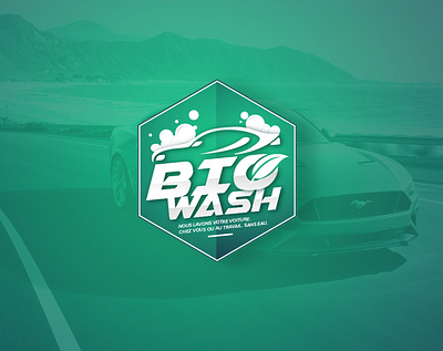 Bio Car Wash branding graphic design graphic symbol logo logo designing