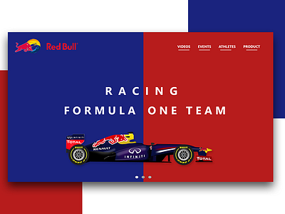 Redbull adobe xd illustration ui ux web