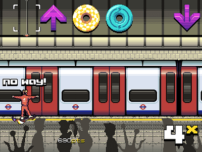 WHOOP THIS Arcade - London Gameplay 16 bit 8 bit 80s 90s animation background character illustration level pixel art retro ui