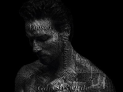 Text Portrait typography