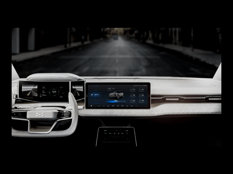 Example of The Car HMI Navigation