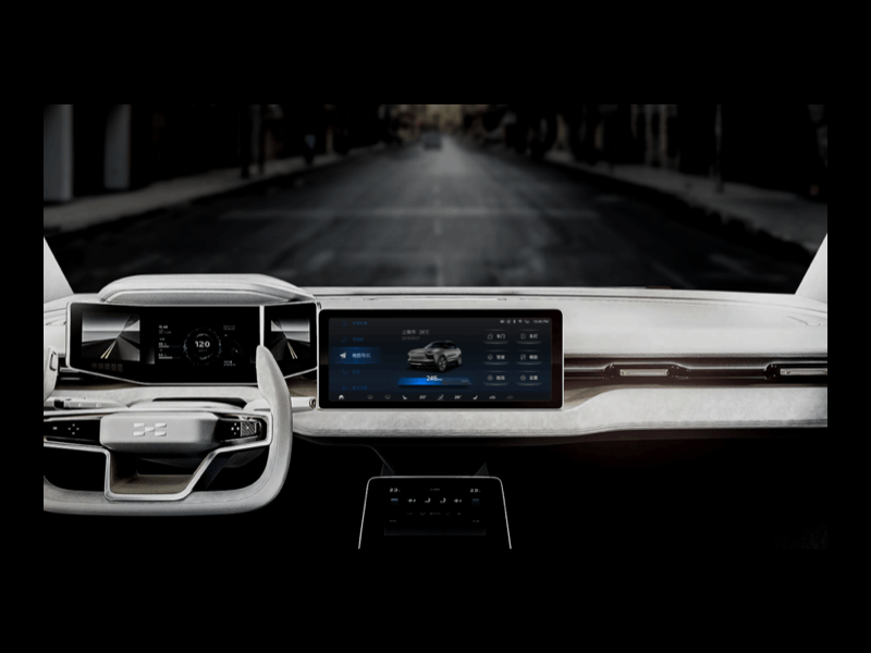 The Car HMI Navigation car electric car gavi hmi map navigation ui