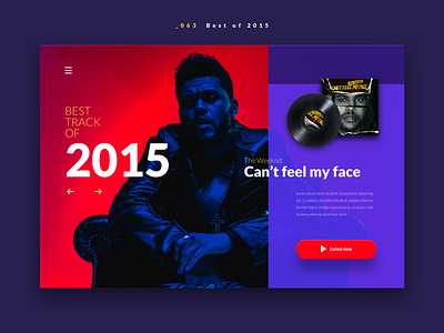 Daily UI #063 - Best Of 2015 063 best of best of 2015 dailyui dailyui063 design interface ui