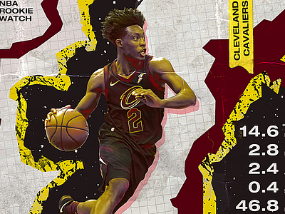 NBA Rookie: Collin Sexton basketball behance cavs cleveland cavaliers collin sexton design digital art graphic design graphic designer hoops lebron nba nba poster nba rookie photo manipulation photoshop sexton sports sports design sports poster