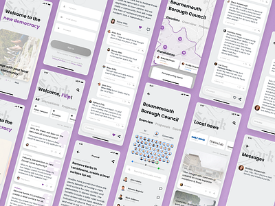 Spark - Engage with local government app democracy design figma government ui ux