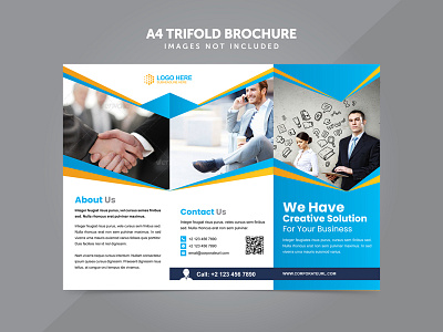 Business Multipurpose A4 Trifold Brochure a4 trifold brochure brochure design brochure mockup brochure template brochure trifold corporate brochure education brochure holiday trifold illustration leaflet logo logo icon mockup travel brochure trifold trifold brochure trifold mockup typography vector