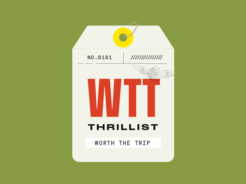 Worth The Trip badge illustration thrillist travel