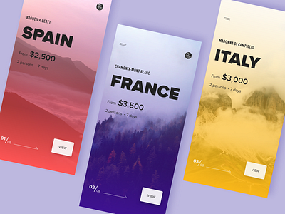 UI Daily, #045 – Info Card app card dailyui design info card travel ui uidaily