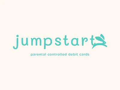 Logo 2 debit cards educational kids rabbit