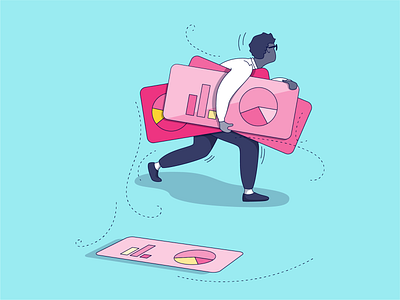 Hero 0.3 character design design system flat design hero illustration nongeometric running shadows stroke vector art