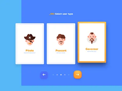 Daily UI #064 - Select User Type dailyui design interface select user select user type ui