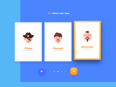 Daily UI #064 - Select User Type dailyui design interface select user select user type ui