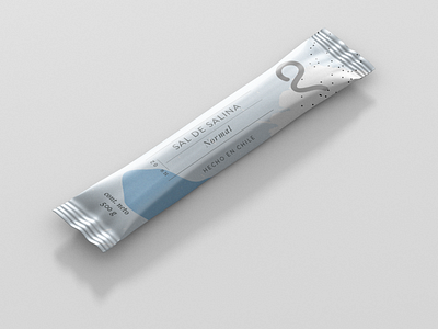 Salt sachet nº2 brand branding chile clean colors logo mockup packaging salt