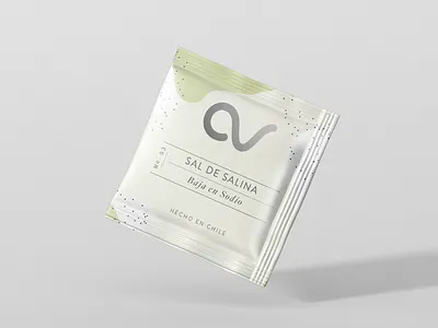 Salt sachets brand branding chile chilean clean design environment green logo minimalism mockups sachet salt