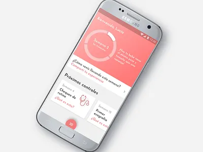 Pregnancy tracker app android app design mobile mobile app pregnancy ui ux