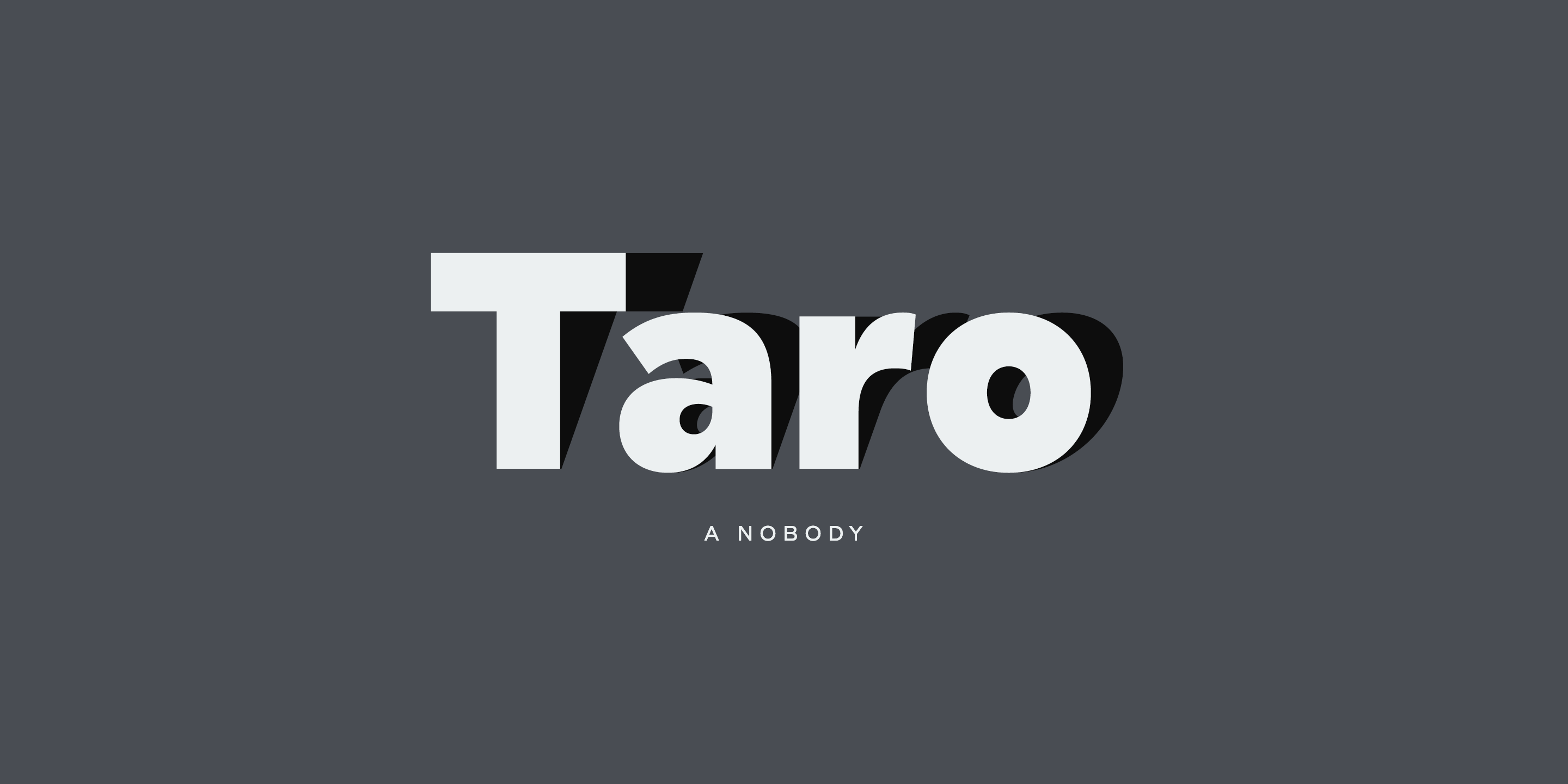Taro font font design type type design typeface
