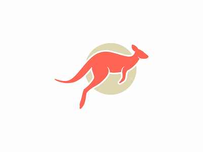 Logo Design Challenge (Day 19) - Kangaroo brand designer daily logo daily logo challenge daily logo design freelance logo designer graphic design kangaroo illustration kangaroo logo logo designer