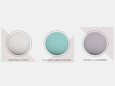 Aquamate Color Samples brand assets branding graphic design neutrals