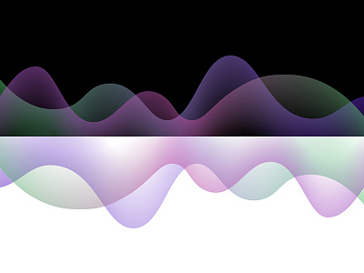 Gradient curve patterns with black & white background gradient color graphic design illustration vector