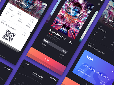 Cinema-APP app cinema app design movie ui