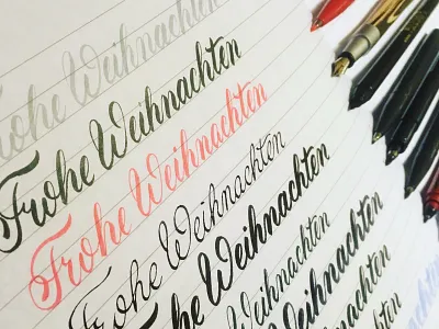 Christmas brush brushlettering lettering