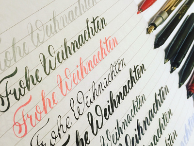 Christmas brush brushlettering lettering