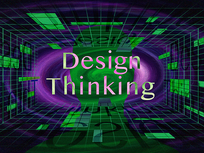 Man In Visual Thinking Space design design thinking graphic design human illustration