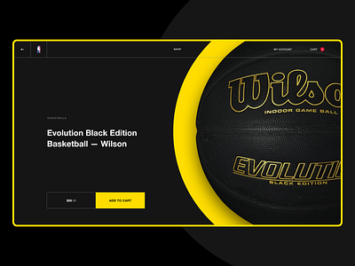 Nba Store Concept concept e commerce nba store ui web