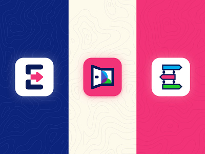 Explore - App Icon/Logo app icon ios android journey launcher icon logo mobile travel travelling ui ux design