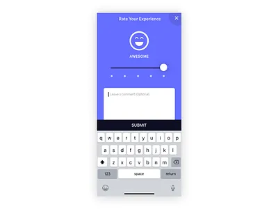 Rating prompt feedback rate rating redesign slider suggestions